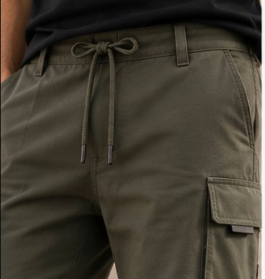 Dyaan Premium Olive Cargo Shorts