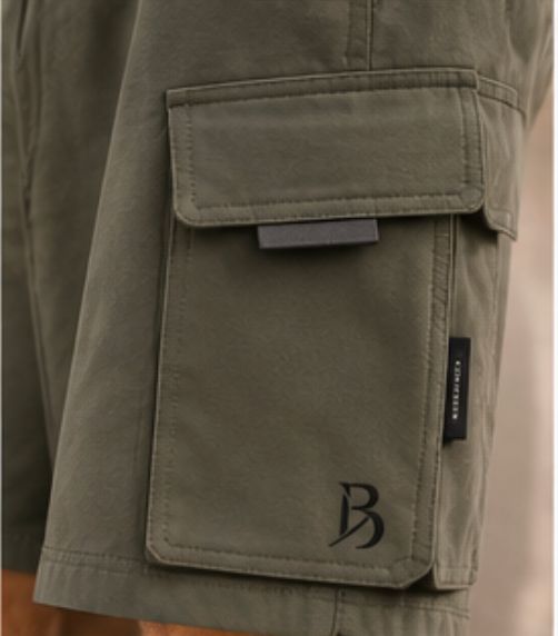 Dyaan Premium Olive Cargo Shorts