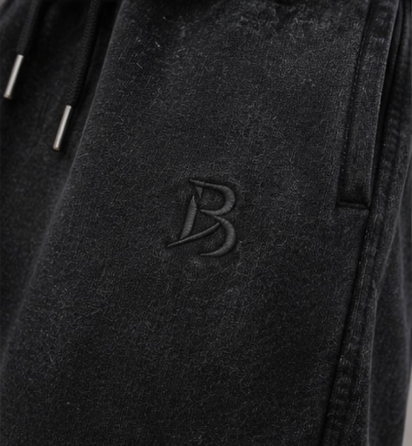 Dyaan Premium Black Relaxed Joggers